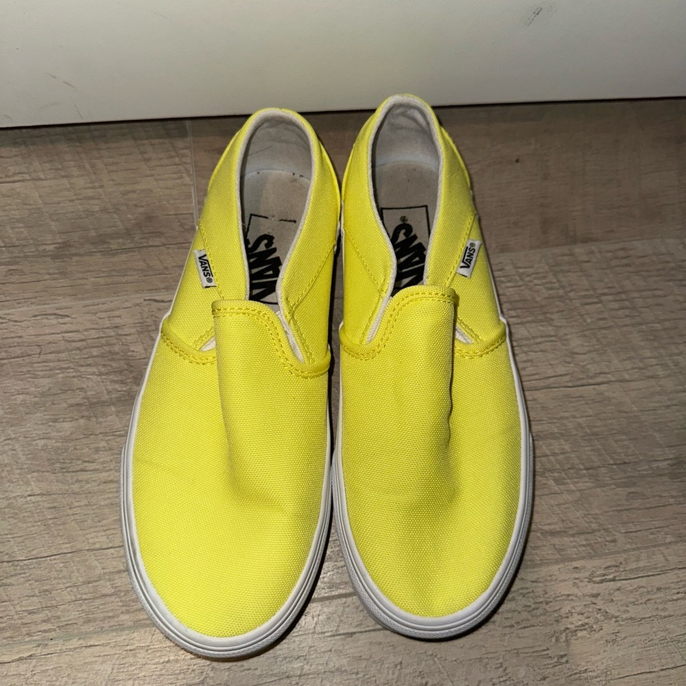 Vans Yellow Neon Classic Slip-On 'Lemon'